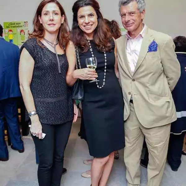 Elena Fernández,Paola y Xavier Pietrini