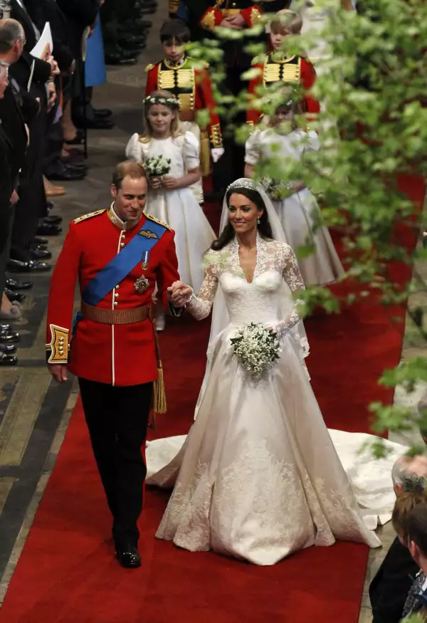 Royal Wedding - Carriage Procession To Buckingham Palace And Departures