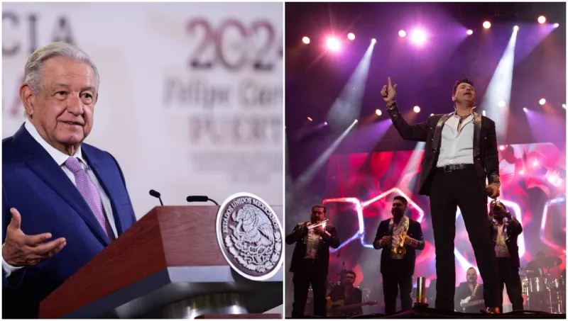 AMLO invita a la banda MS a su último grito de Independencia en el Zócalo