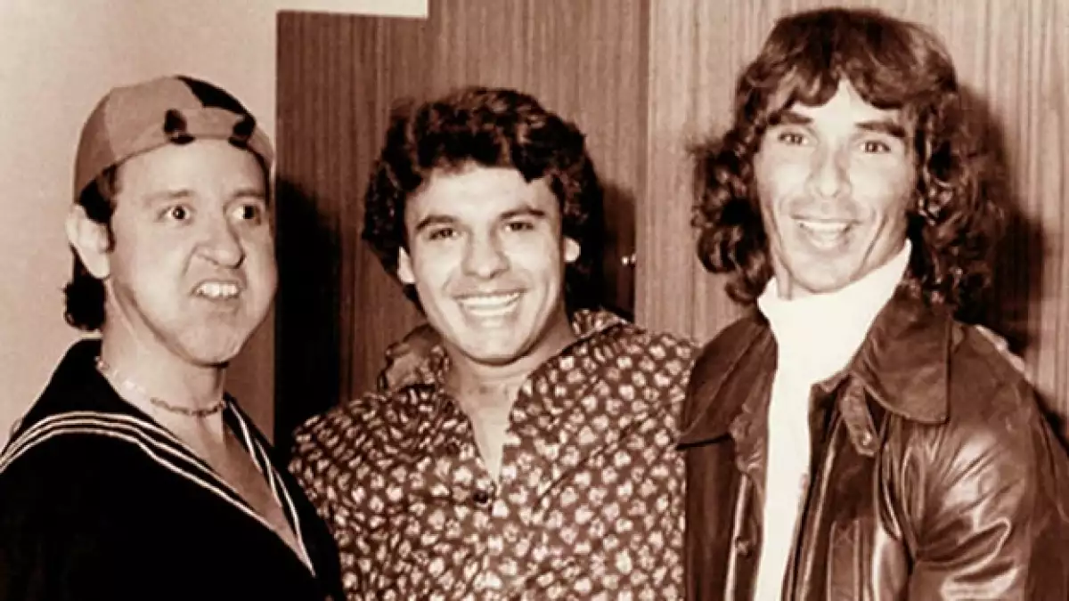 Ricardo González Cepillín con Juan Gabriel y Kiko