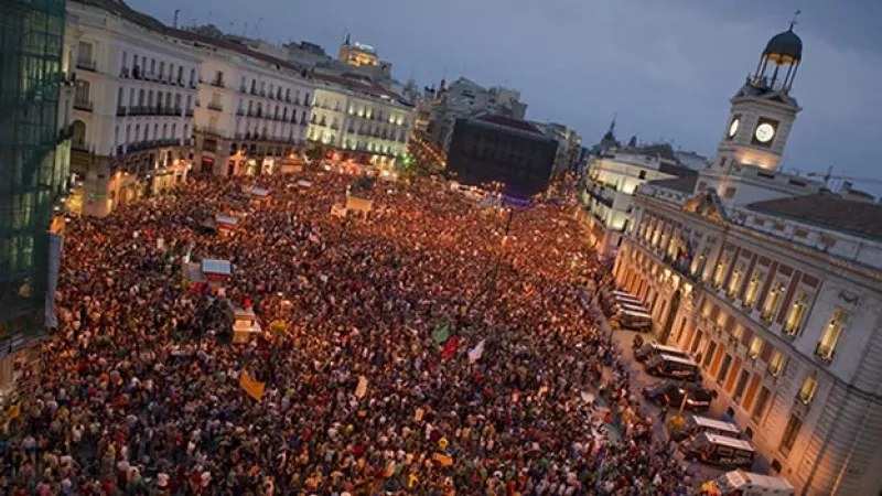 M15 indignados crisis protestas