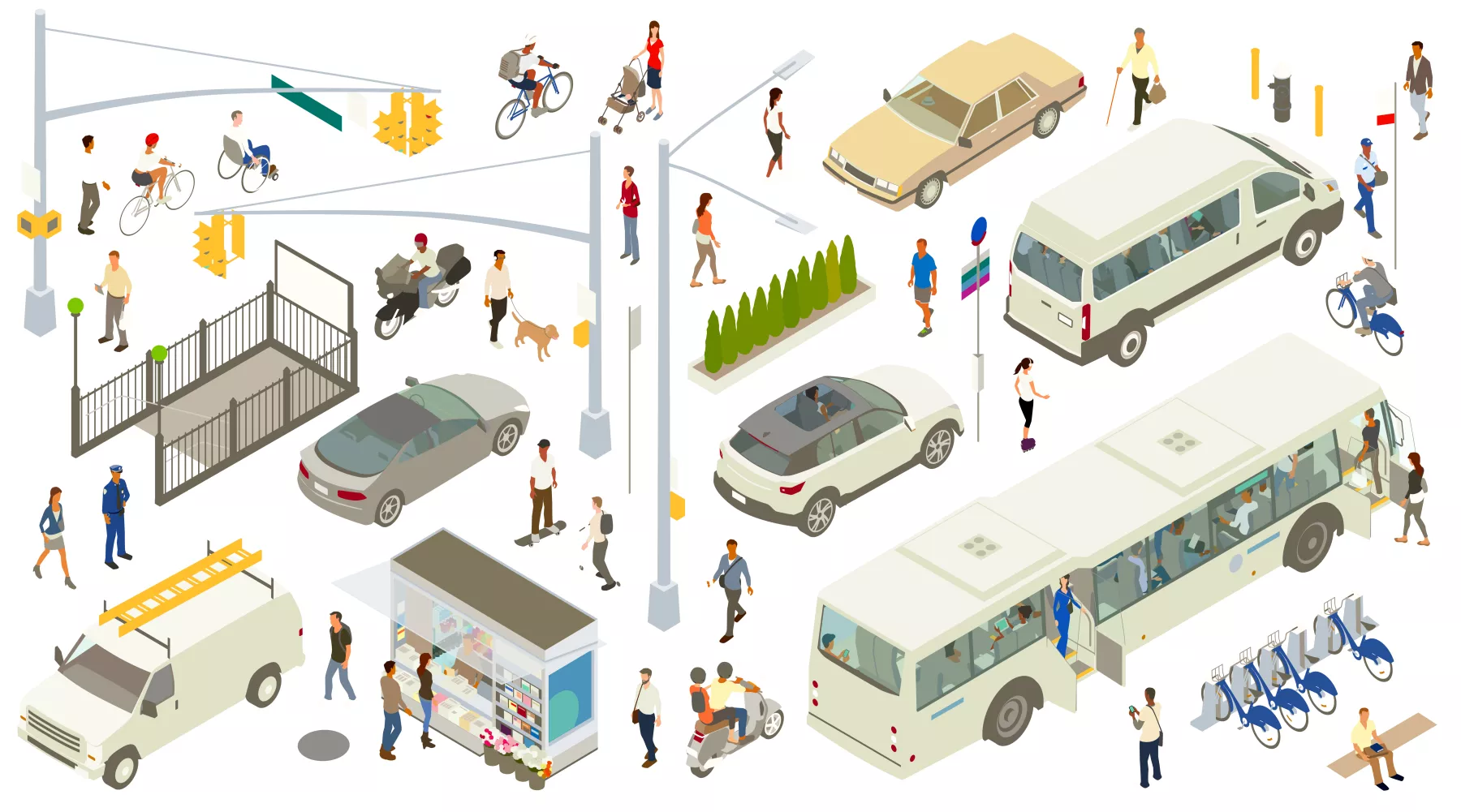 Isometric Street Icons