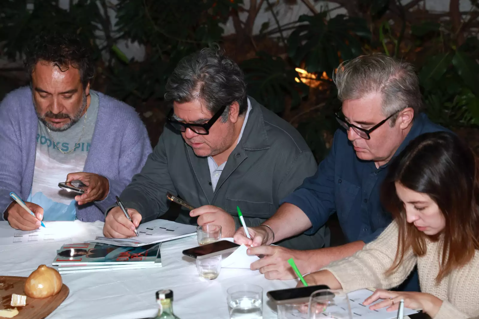  Juan Carlos Campos, Rulo, Nils Bernstein y Sofía Cortina 