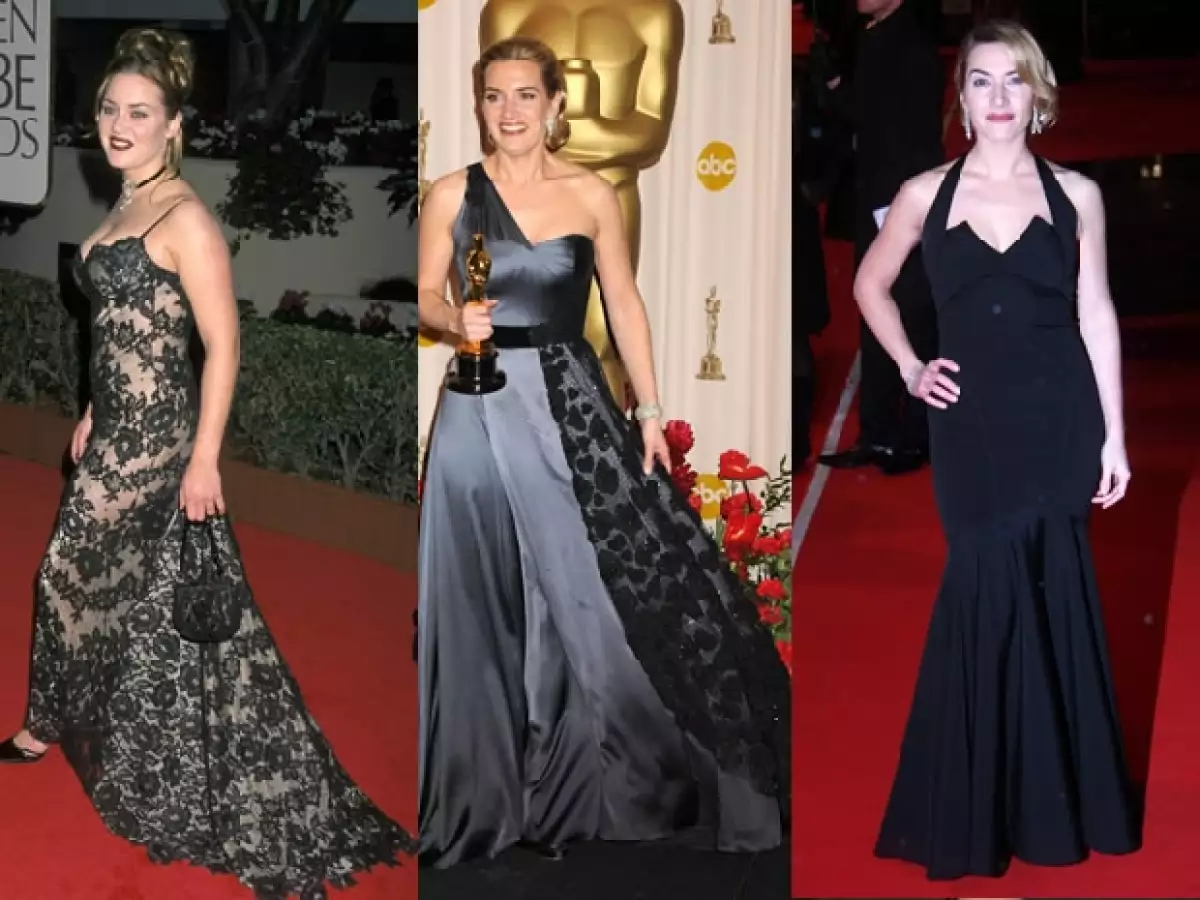 Kate Winslet en diferentes alfombras rojas.