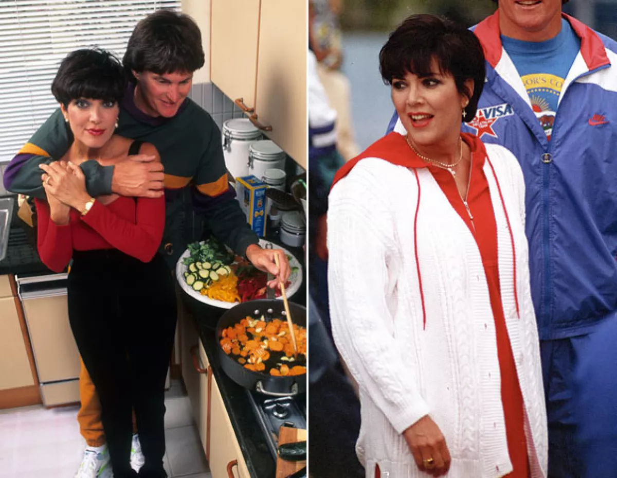 A principios de los noventa, Kris ya capturaba la atención más que Bruce Jenner.