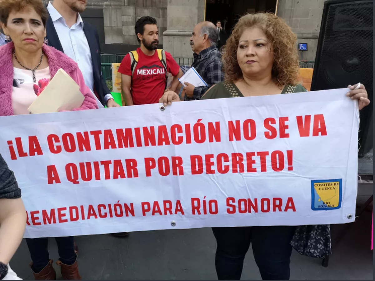 Río Sonora Grupo México presa derecho de participación