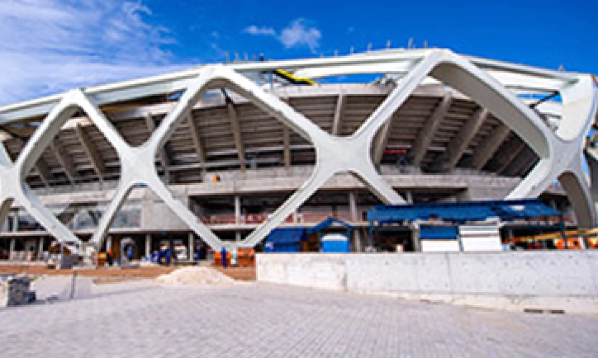 El estadio evoca una canasta indígena tejida. (Foto: Cortesía de Cemex)