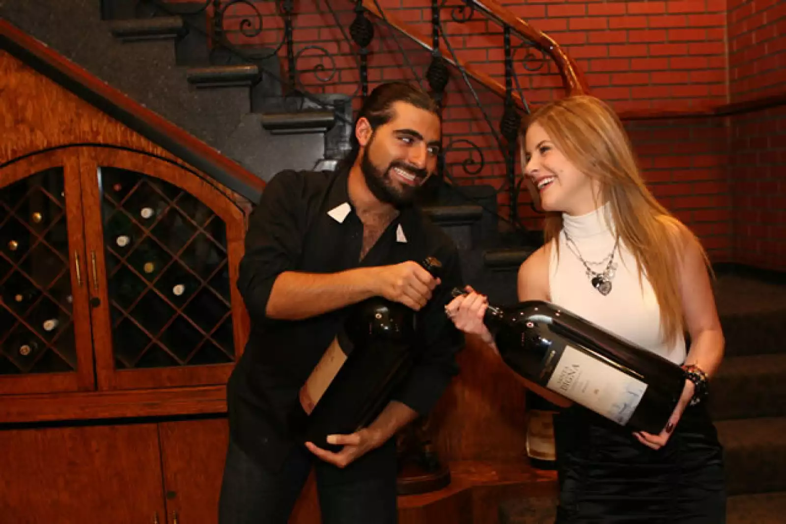 Sergio Gabriel y Pamela Jean.