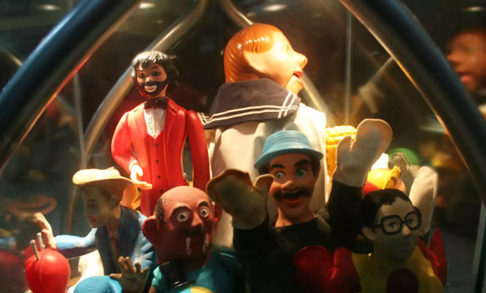 Eran comunes los juguetes de los personajes infantiles de moda como Cepillín.