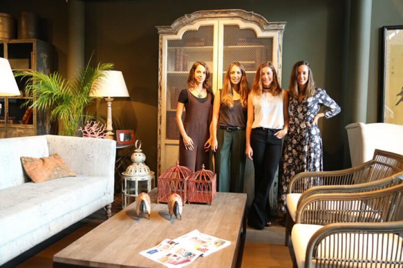Andrea Bardasano, Gabriela Setien, Paola Noriega y Alejandra Manzano.