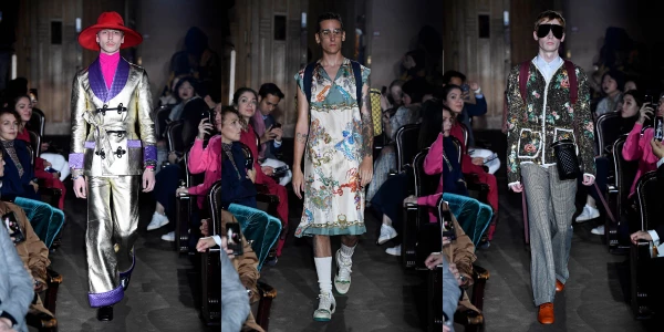 Gucci show, Runway, Spring Summer 2019, Paris Fashion Week, France - 24 Sep 2018