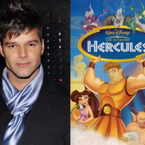 En su versión en español, Ricky Martin participó en la cinta Hércules con su voz, además interpretó el tema No importa la distancia.