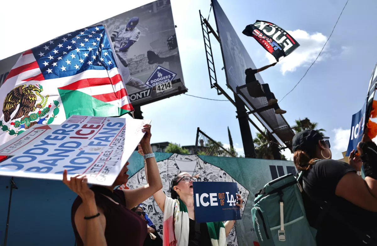 Protests Erupt In L.A. County Sparked By Federal Immigration Raids