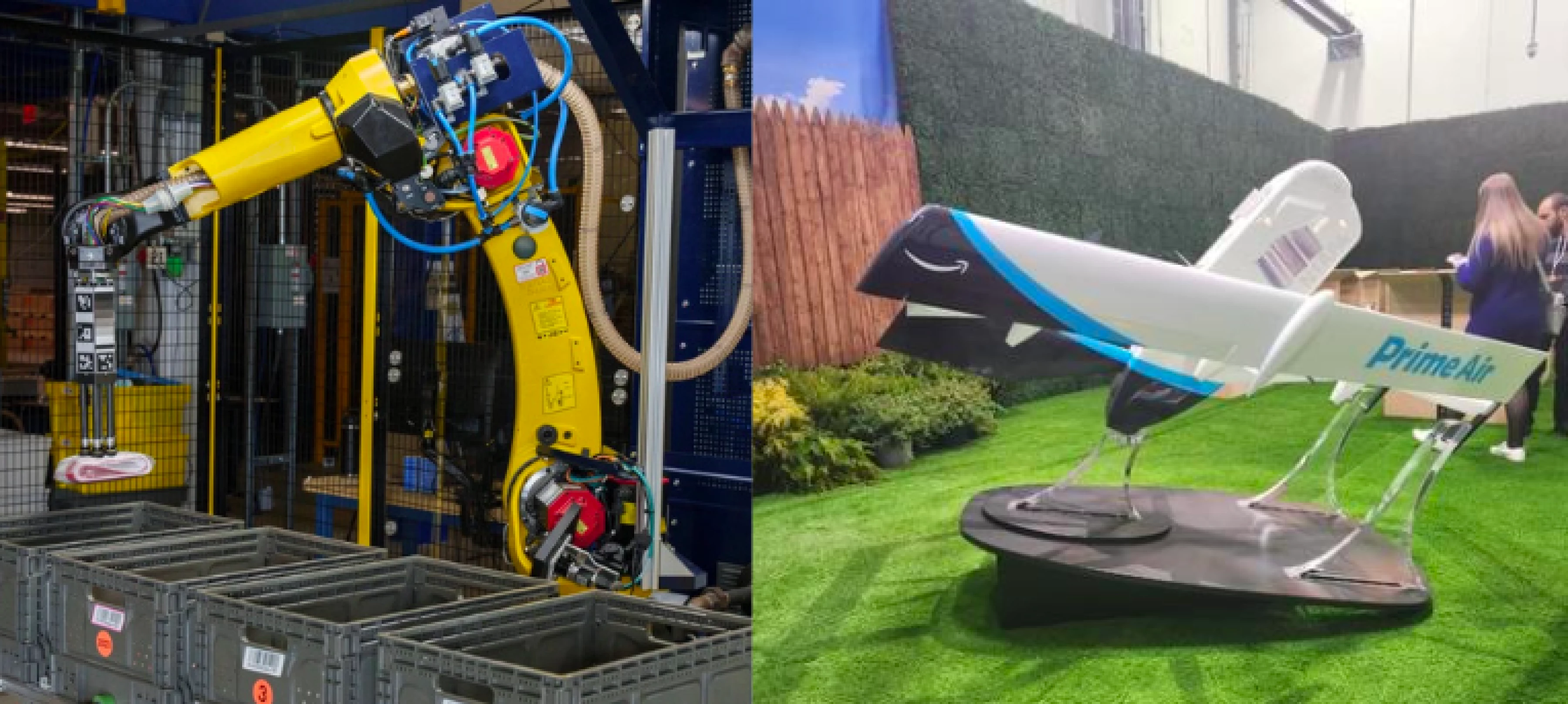 Amazon muestra el futuro del e-commerce con robots y drones como aliados Amazon muestra el futuro del e-commerce con robots y drones como aliados