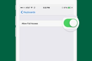 Para iPhone, tienes que darle Acceso Total.
