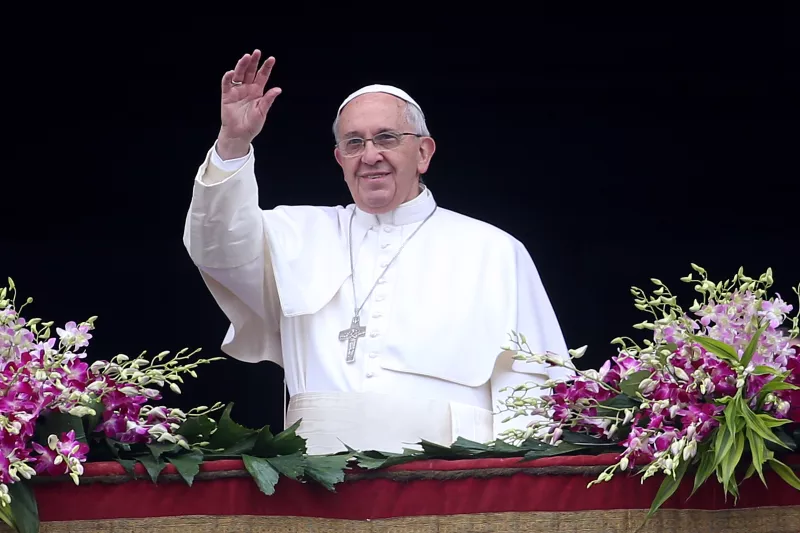 Pope Attends The Easter Mass and Delivers His Urbi Et Orbi Blessing