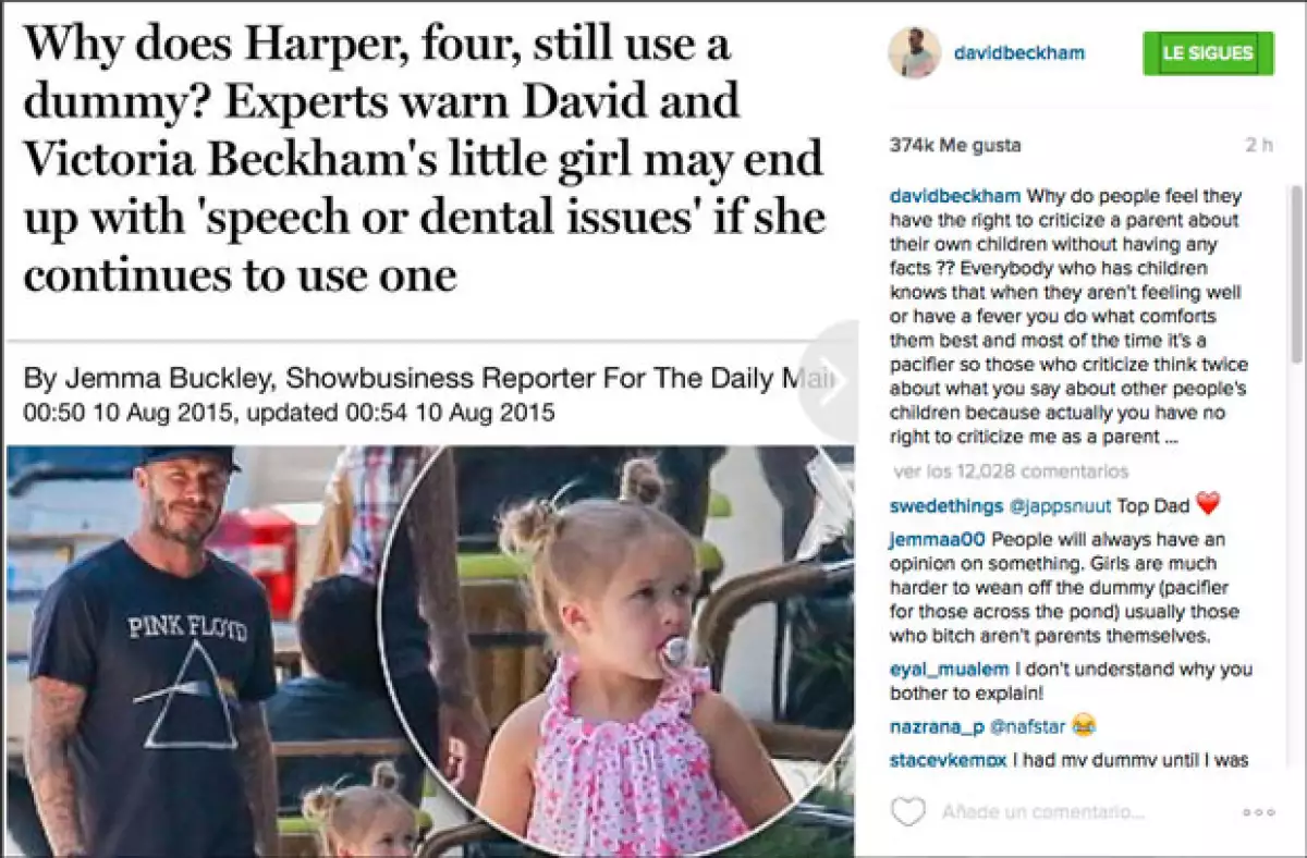 Daily Mail ha sido el medio que ha criticado a David y Victoria por su falta de habilidades como padres.