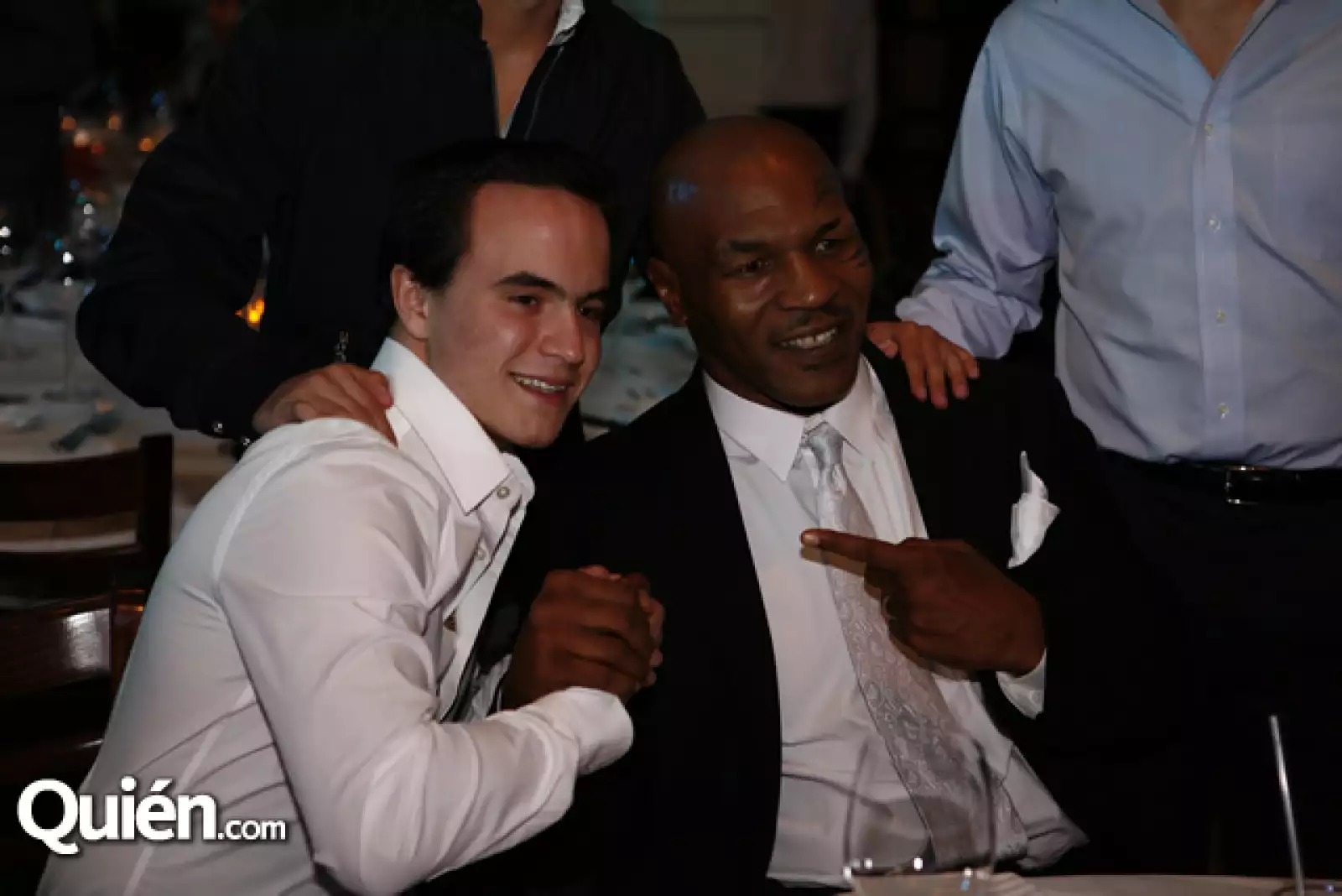 Héctor Sulaimán y Mike Tyson
