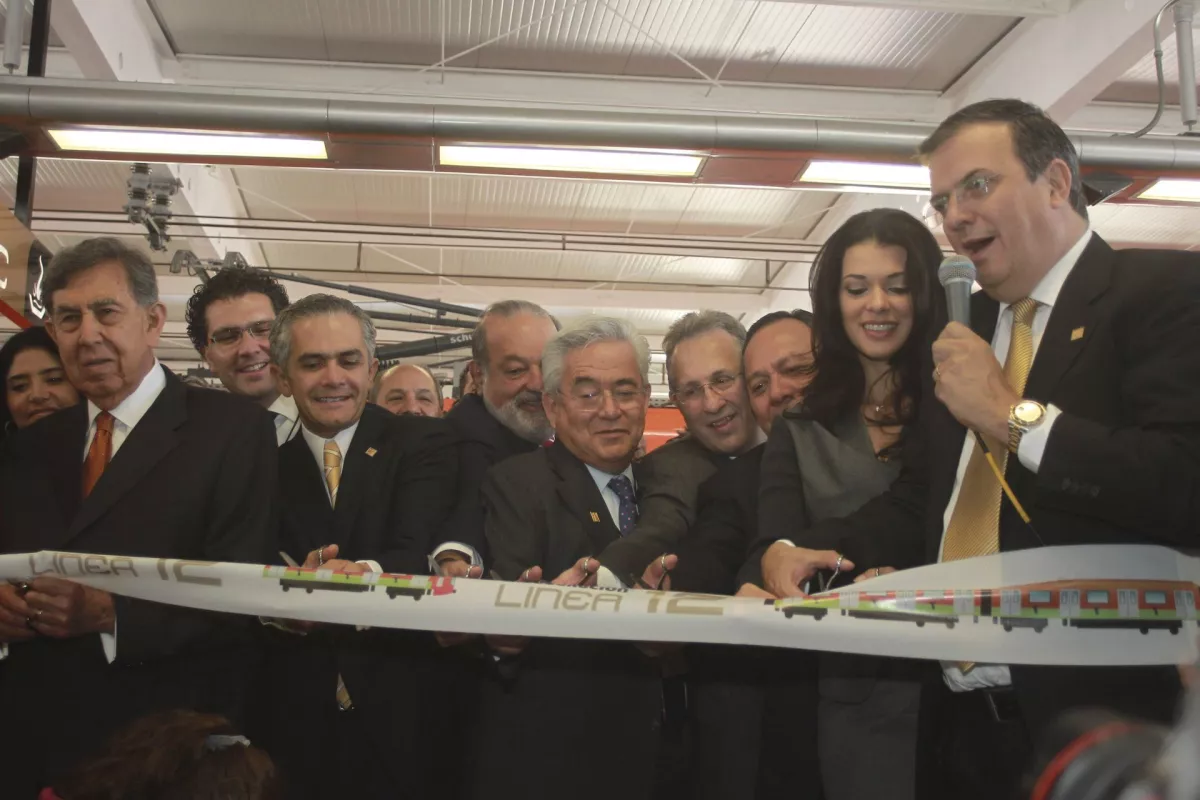 inauguración línea 12 del Metro