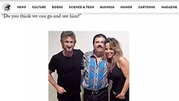Kate del Castillo dio a 'The New Yorker' una fotografía del encuentro con 'el Chapo' y Sean Penn. (Foto: Especial)