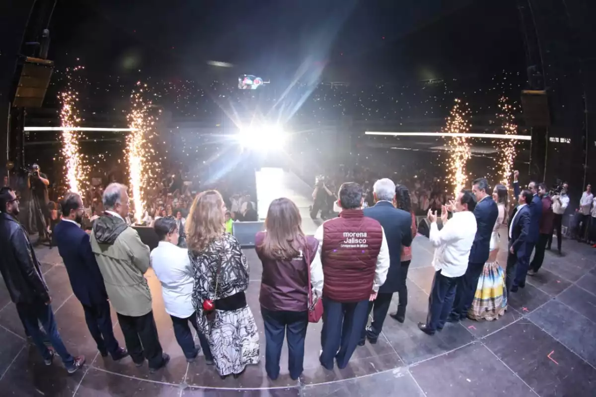 Cierre de campaña de AMLO.