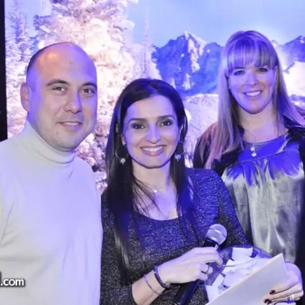 Roberto Sada,Lucía Rodríguez y Jenny Viditz-Ward