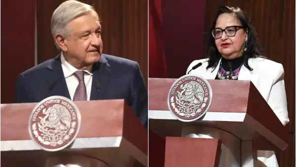 López Obrador y la ministra Norma Piña