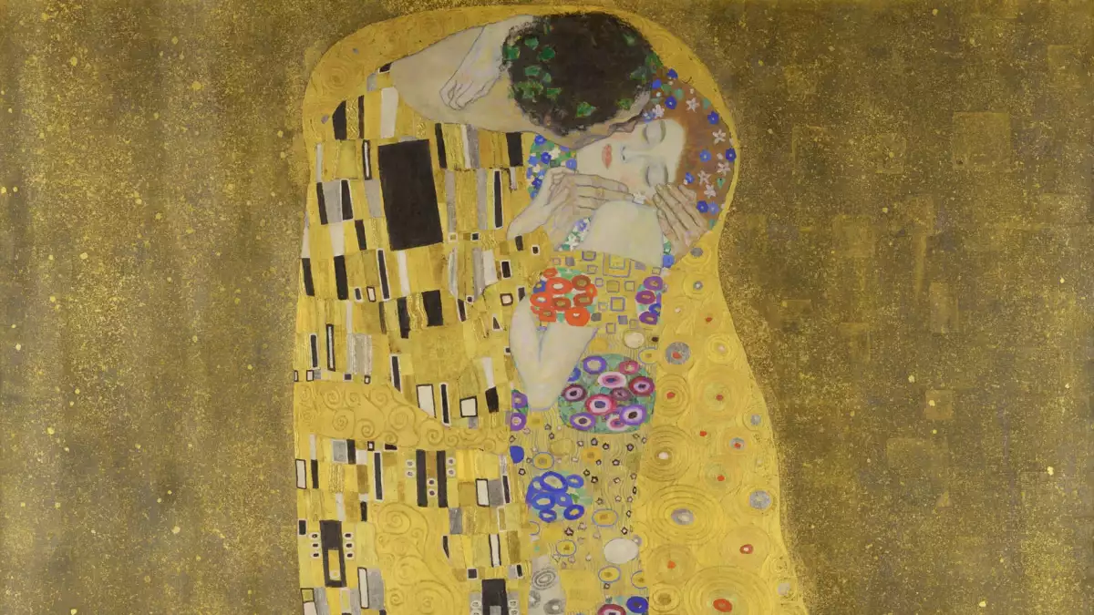 "El beso" de Gustavo Klimt