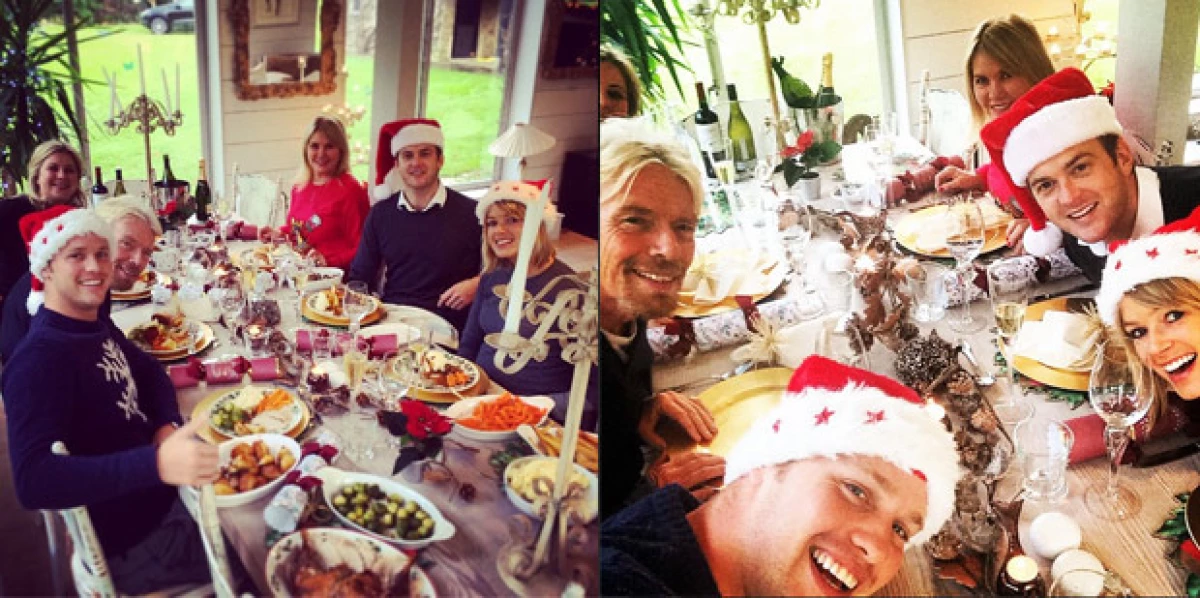 El empresario y dueño de Virgin comparte cómo pasa la Navidad en familia en casa de sus hijos, aunque siempre lo hace en su isla privada.