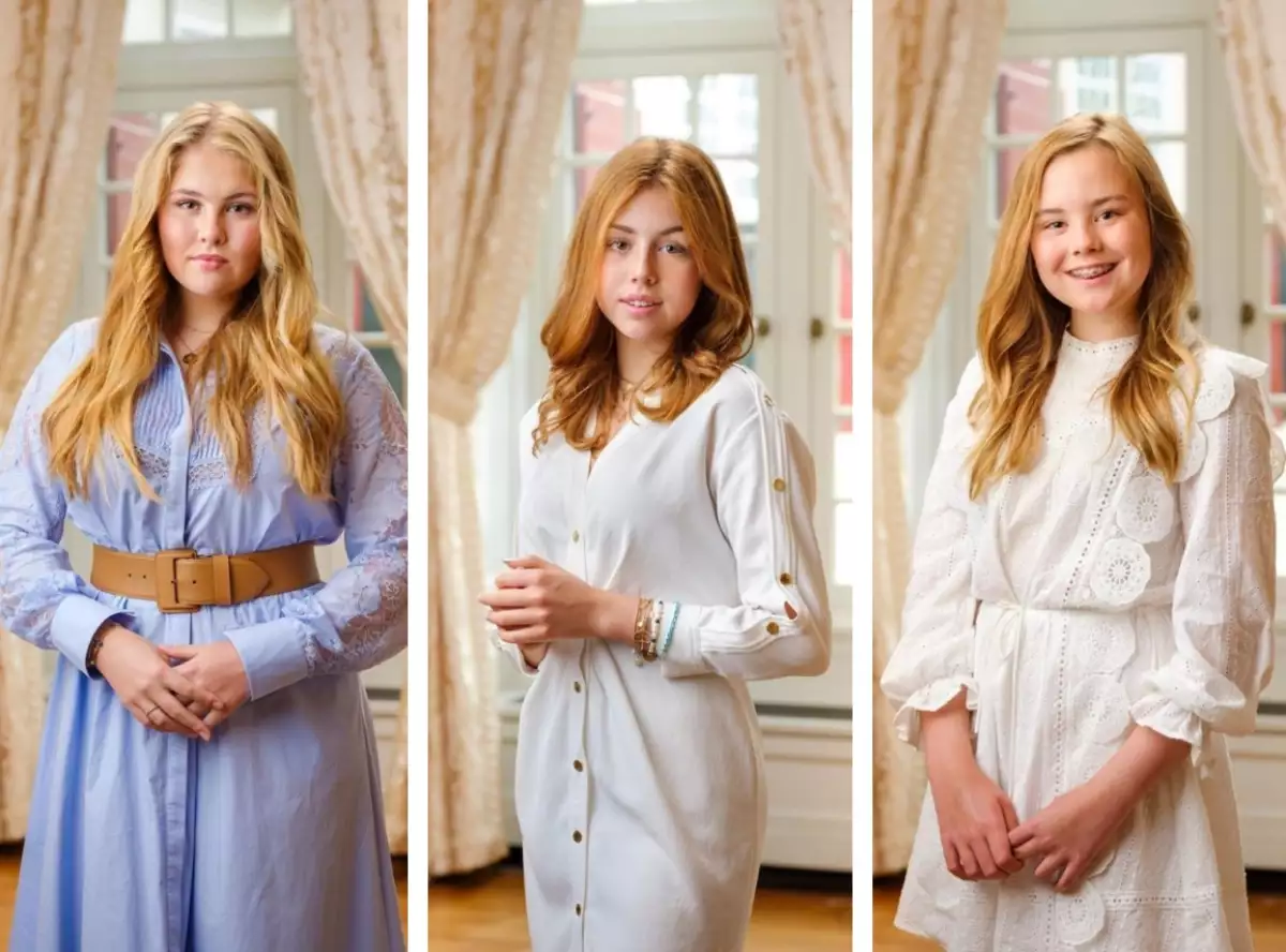 Princesa Amalia, princesa Alexia y la princesa Ariane de Holanda