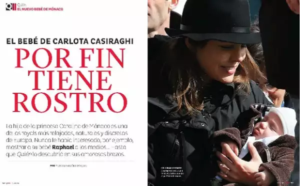 Raphael es el primogénito de Carlota Casiraghi.