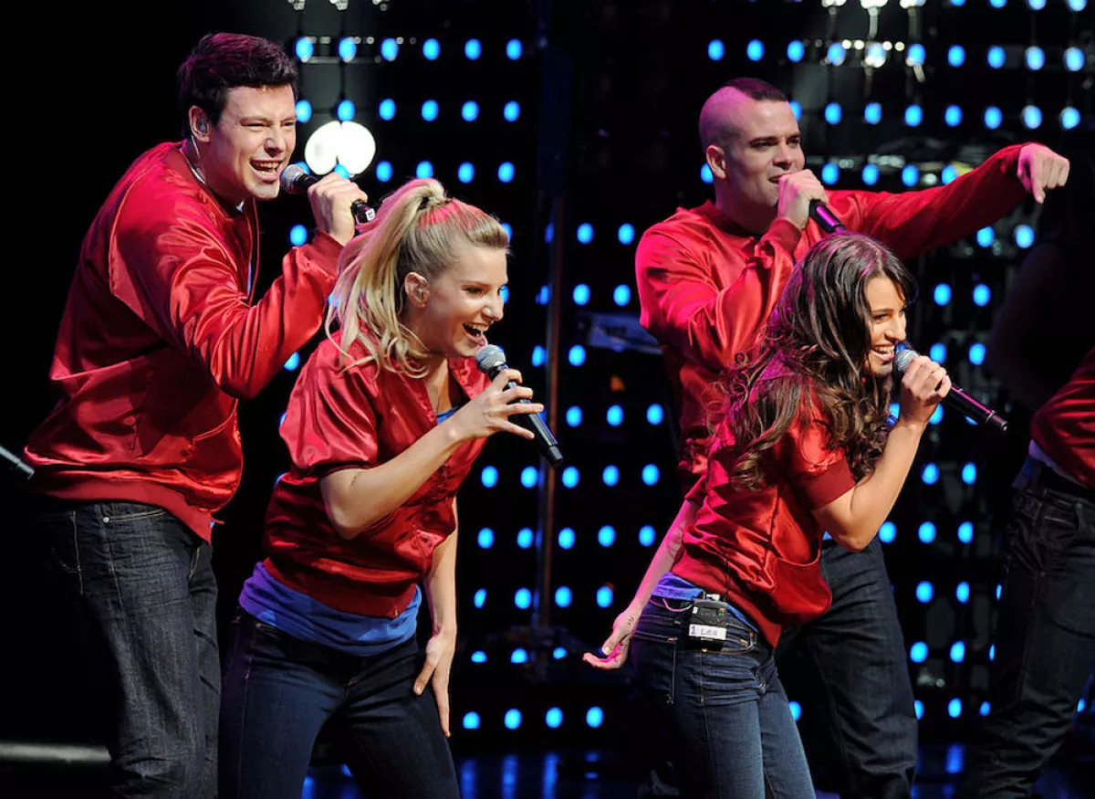 Cast of Fox's "Glee" Perform at The Gibson Amphitheater