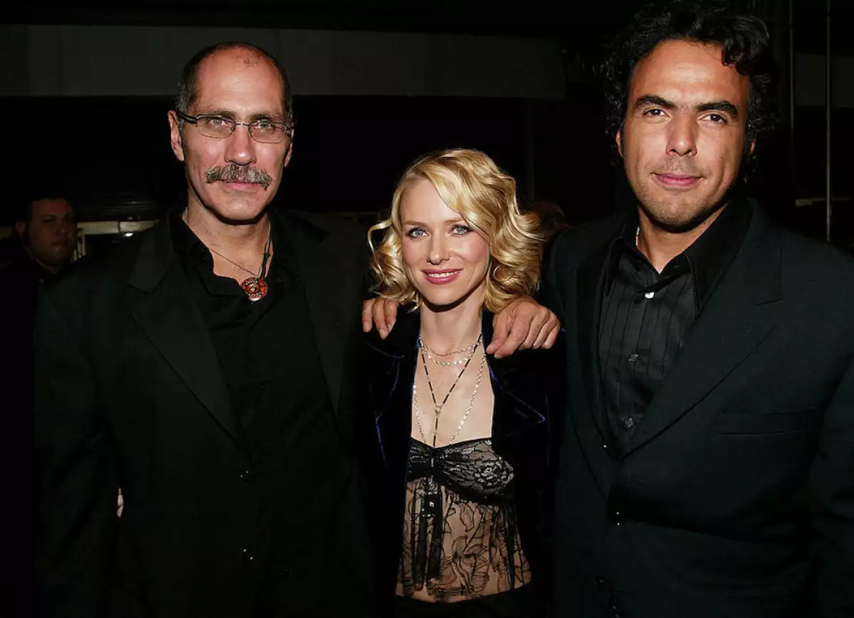 Guillermo Arriaga Jordan, Naomi Watts and Alejandro Gonzalez Inarritu