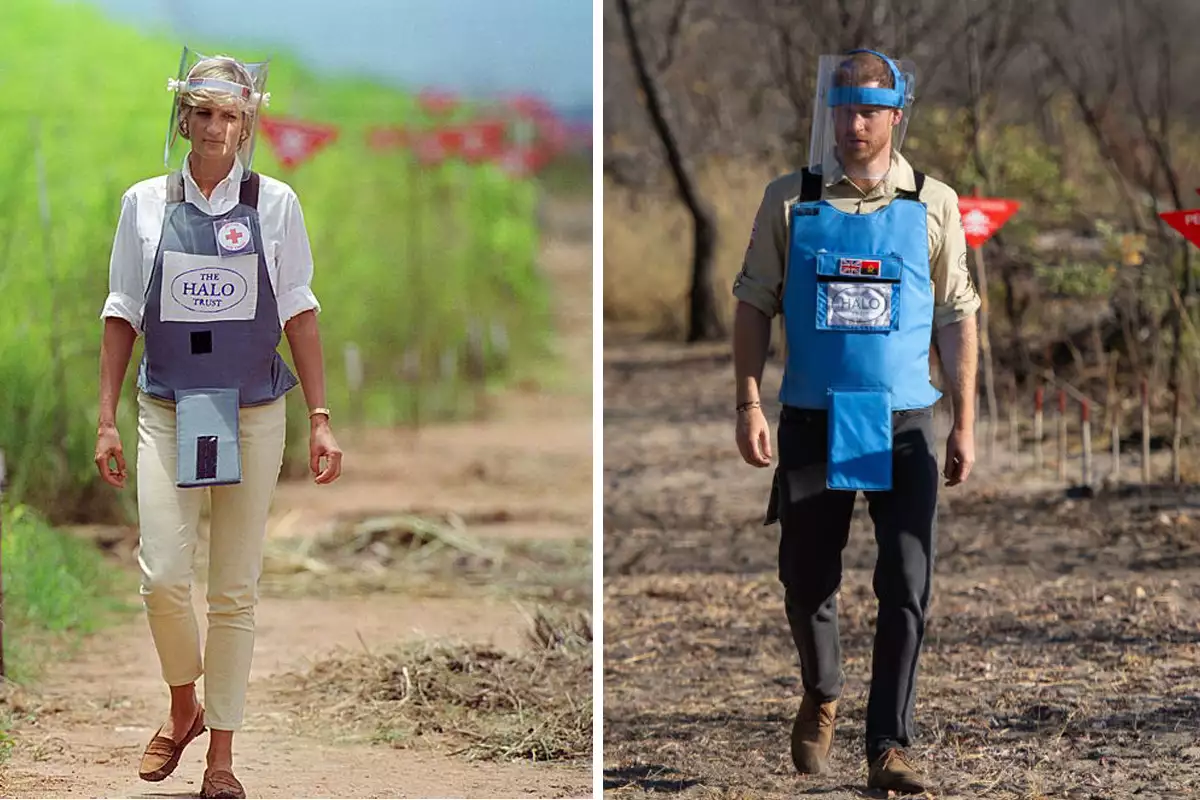 Lady Di y el príncipe Harry