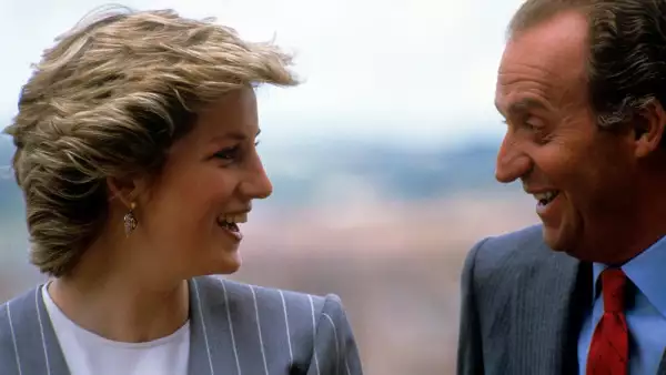Princesa Diana y el rey Juan Carlos
