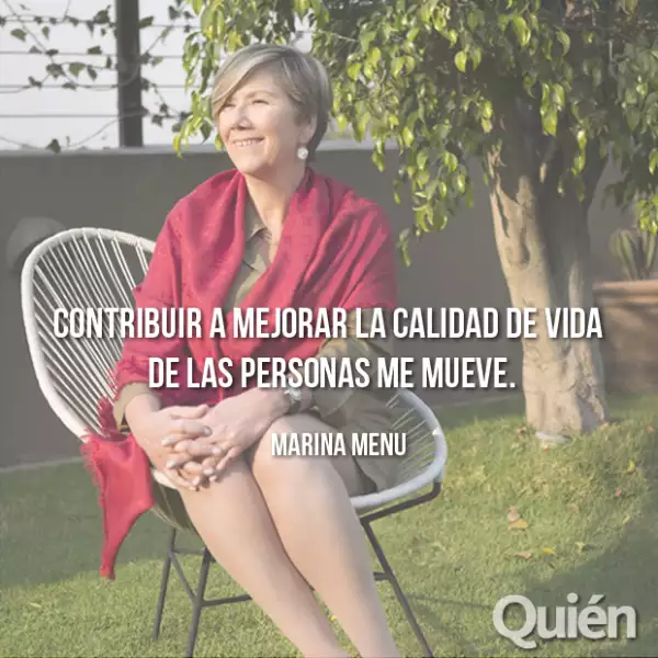 Marina Menu, Directora general de Danone México y Centroamérica. Su altruismo y dedicación la hacen una empresaria de excepción.