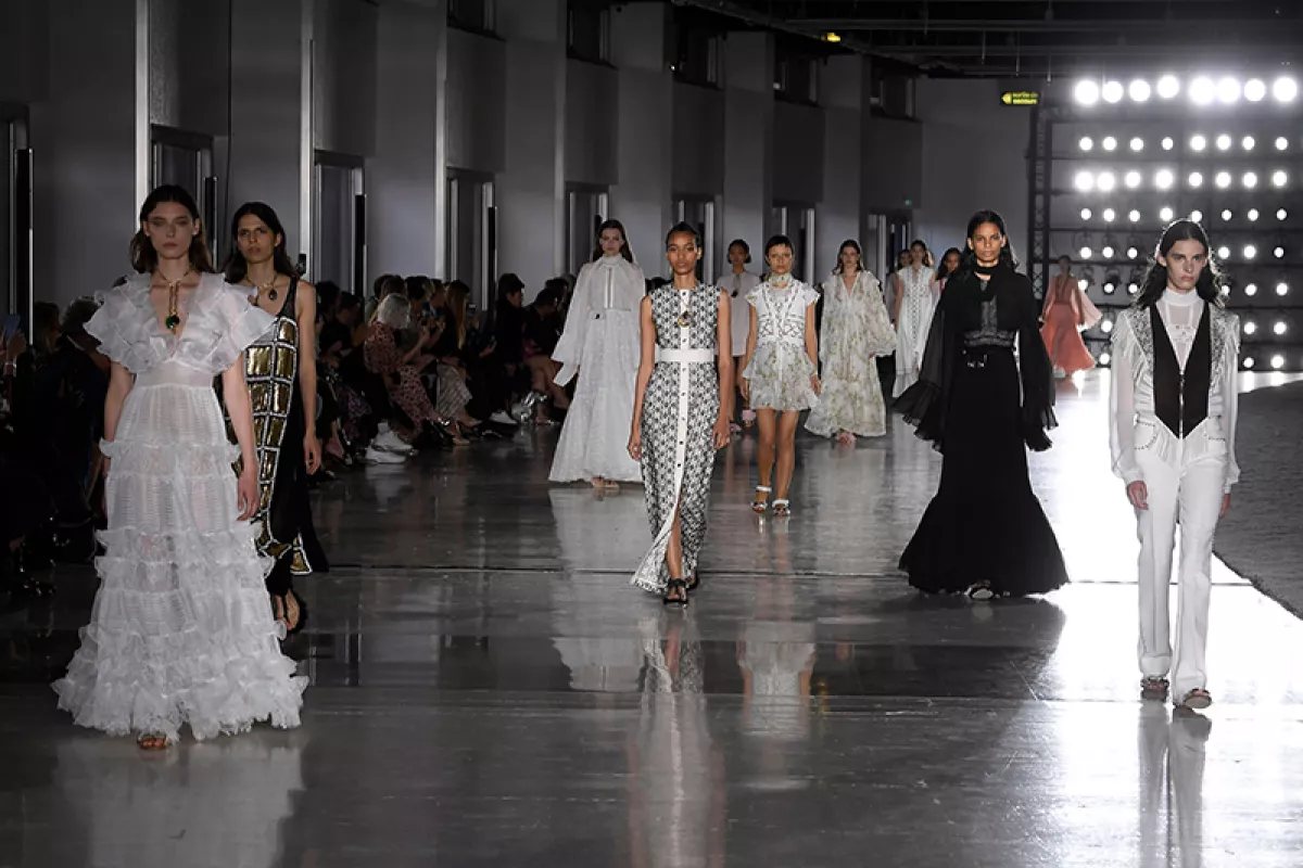 Giambattista Valli show, Runway, Spring Summer 2019, Paris Fashion Week, France - 01 Oct 2018