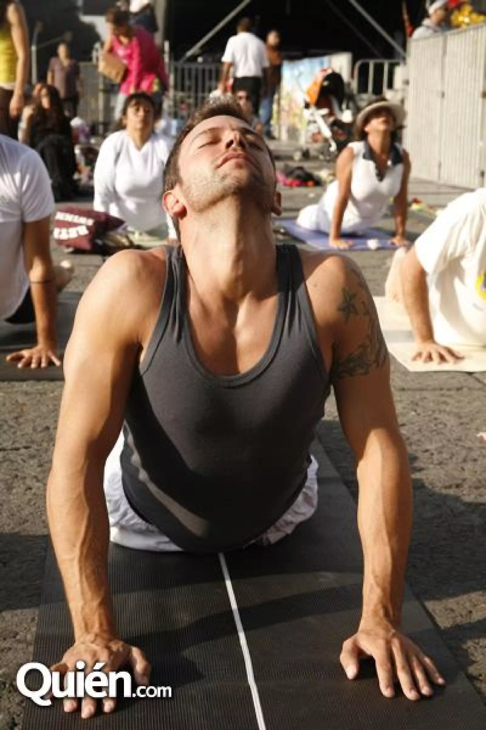 Yoga en el zocalo