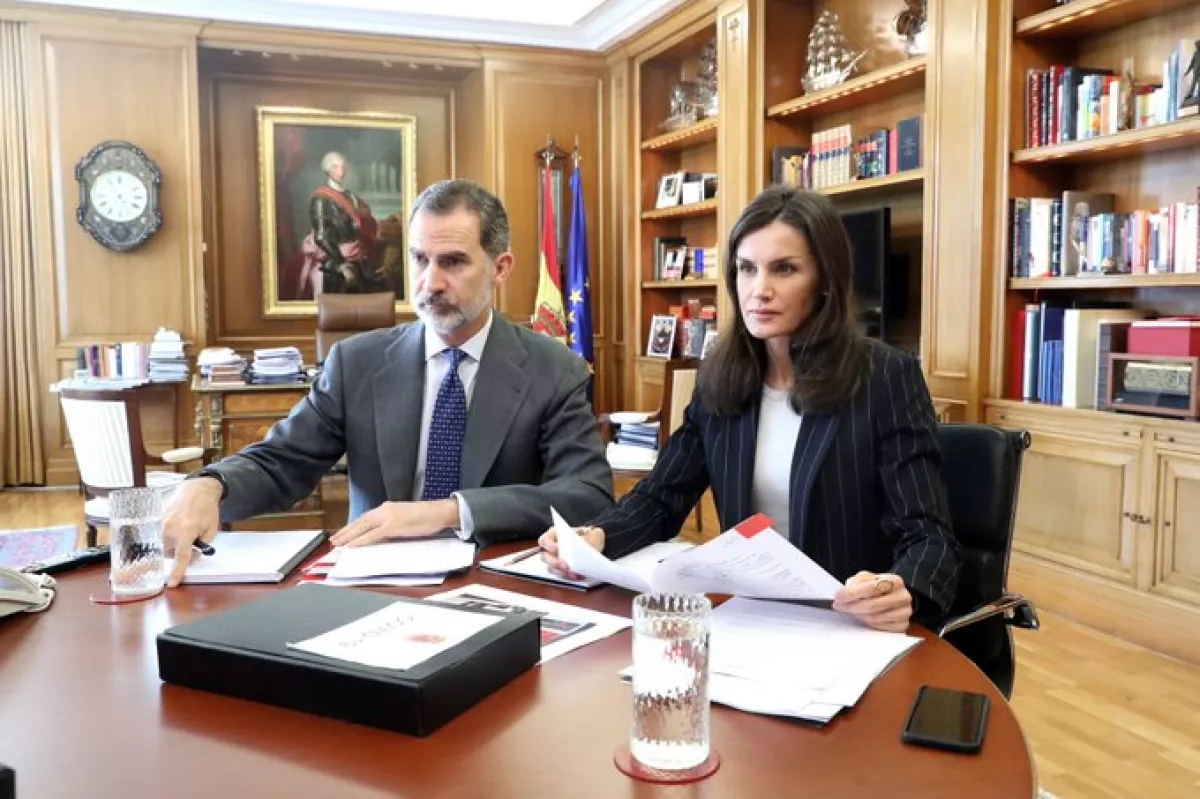 Rey Felipe VI y la reina Letizia de España