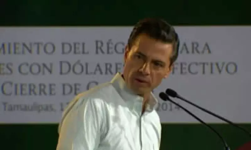 La medida busca hacer más eficiente la lucha contra el lavado de dinero sin afectar a las empresas, dijo Peña Nieto. (Foto: Tomada de @PresidenciaMX)