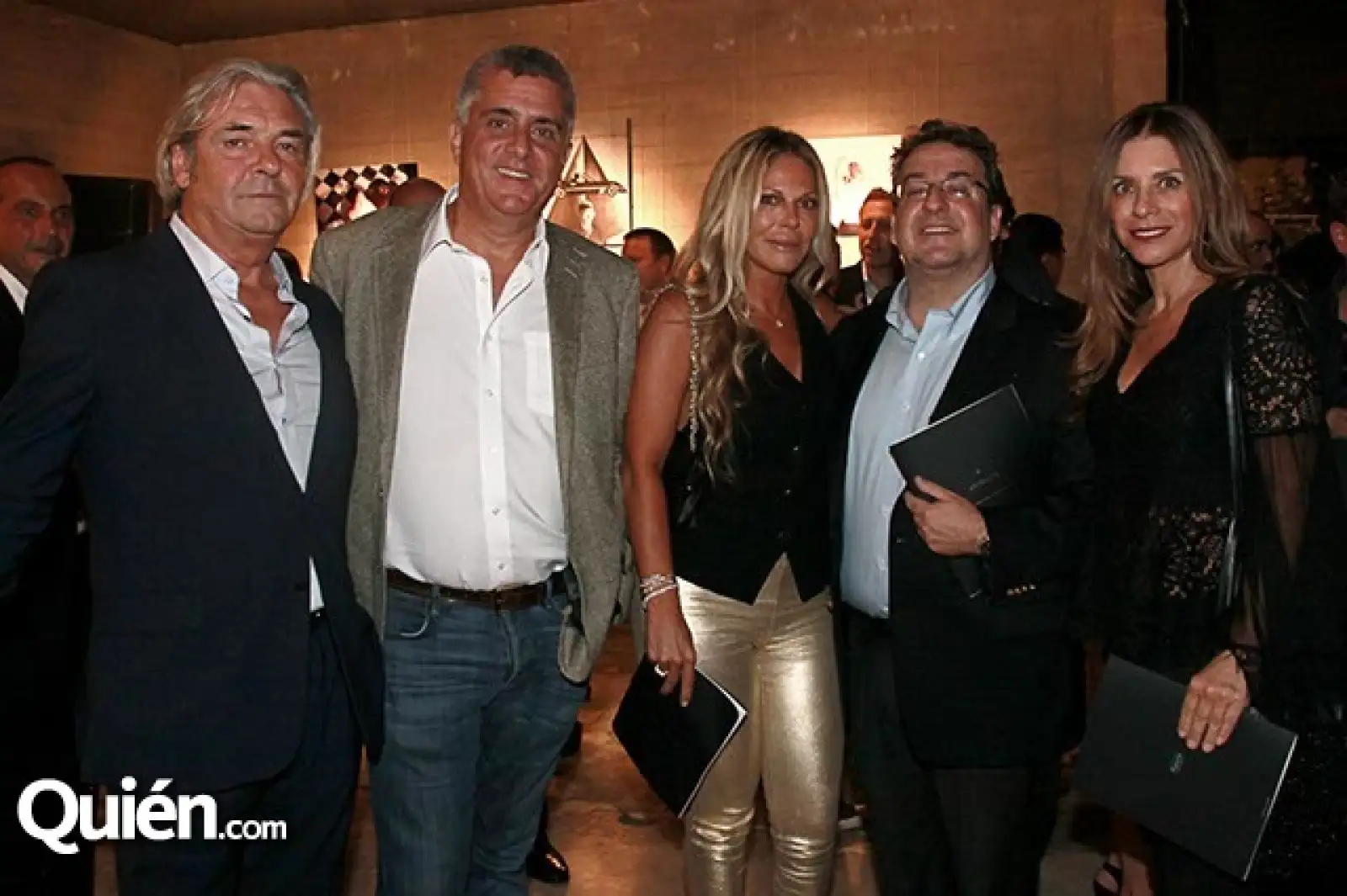 Óscar Cremasco,Carlos Sneider,Carmen Cremasco,Lucas Pescarmona y Alexandra Sneider