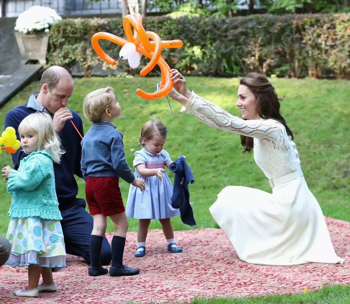 Kate Middleton y sus hijos