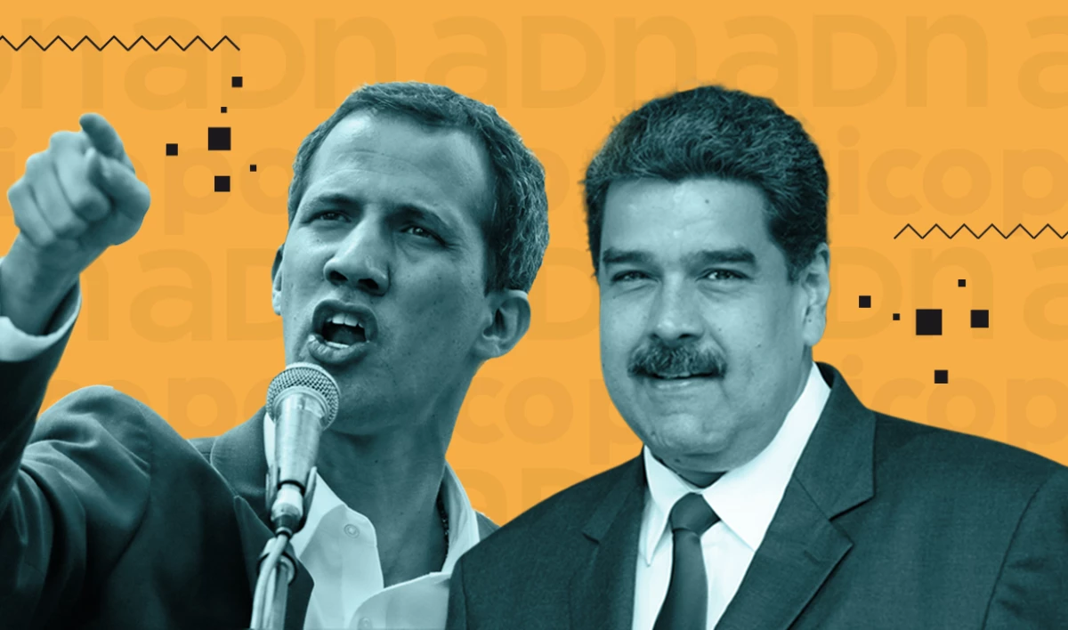 Dos presidentes de Venezuela