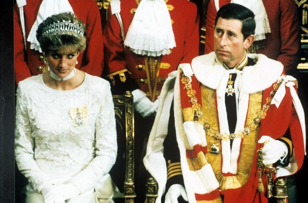 Princesa Diana y el príncipe Carlos