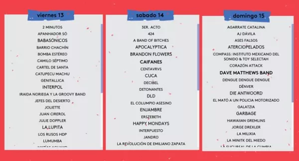 Con más de 100 actos en distintas carpas se llevará a cabo el VL este 13, 14, y 15 de marzo.
