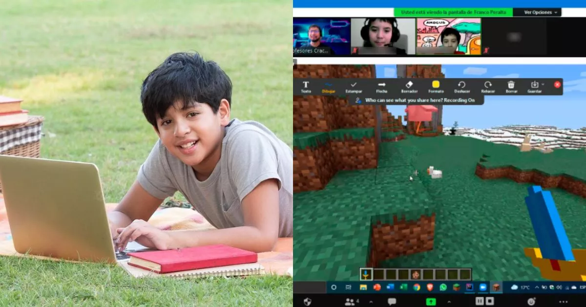 En algunos de estos cursos, los niños pueden aprender a programar sus propios videojuegos, como un método de aprendizaje de lenguaje de programación, lógica y creatividad.