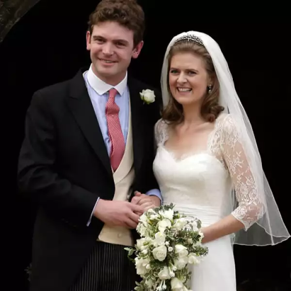 James Meade y Lady Laura Marsham.