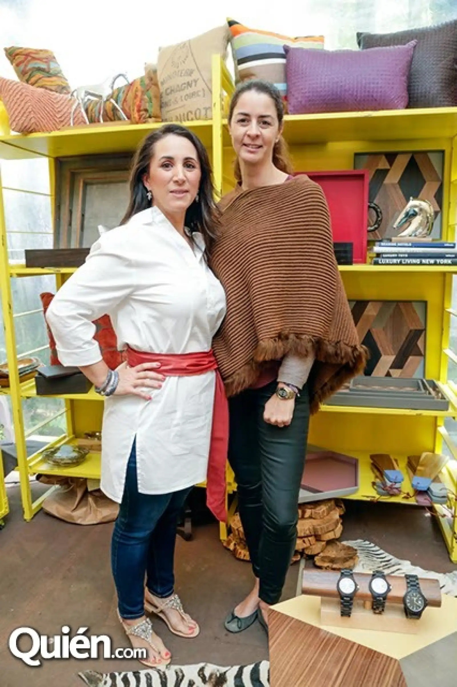 Concha de Palacio y Verónica Peyrelongue