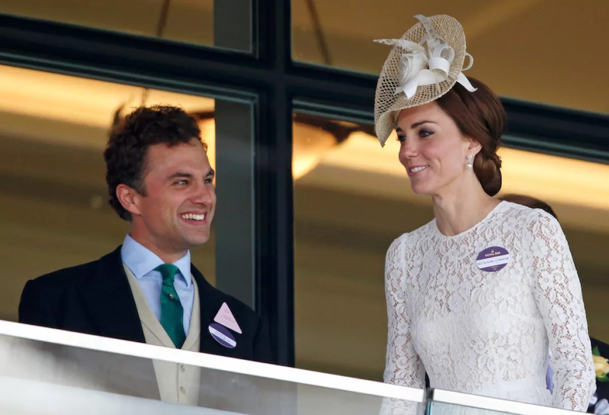 Thomas van Straubenzee y Kate Middleton