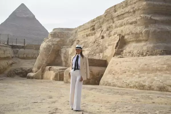 US First Lady Melania Trump in Egypt